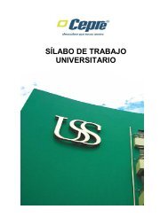 SÍLABO DE TRABAJO UNIVERSITARIO - Universidad Señor de Sipán