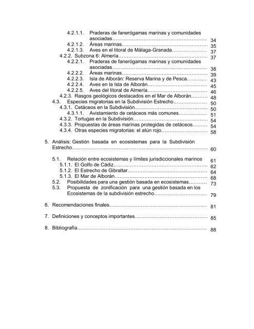 caracterización de ecosistemas de los mares andaluces - Marineplan