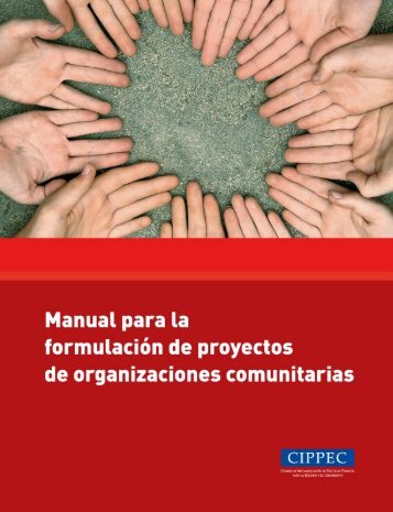 Manual organizaciones comunitarias - Cippec