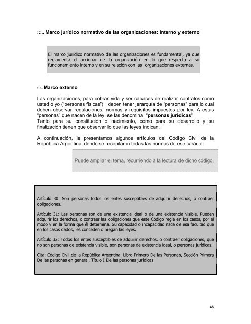 Teoría de la Organización - Dirección General de Cultura y Educación