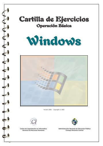 Cartilla Ejercicios Windows Basico _v2006 Indice - Anep