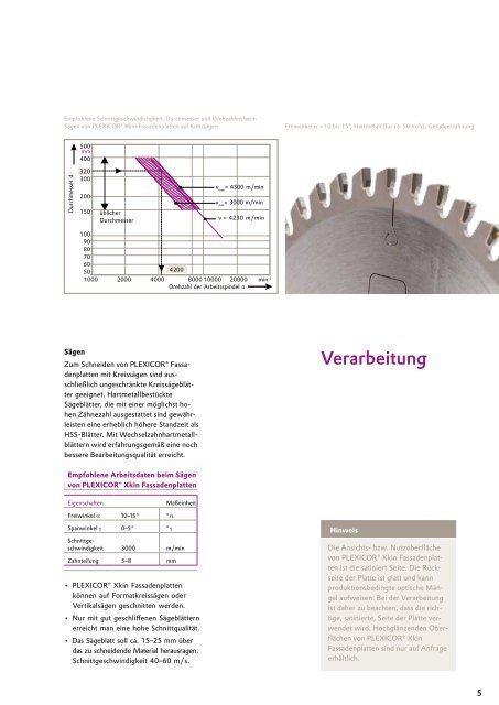 Bearbeitung und Montage von PLEXICOR® Xkin ... - Plexiglas