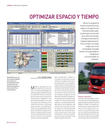 OPTIMIZAR ESPACIO Y TIEMPO - Mecalux