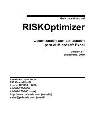 RISKOptimizer - Palisade Corporation