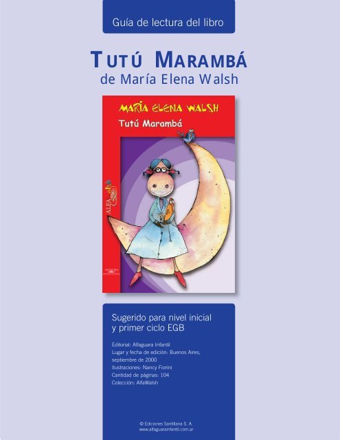 Guia-actividades-tutu-maramba - Alfaguara Infantil