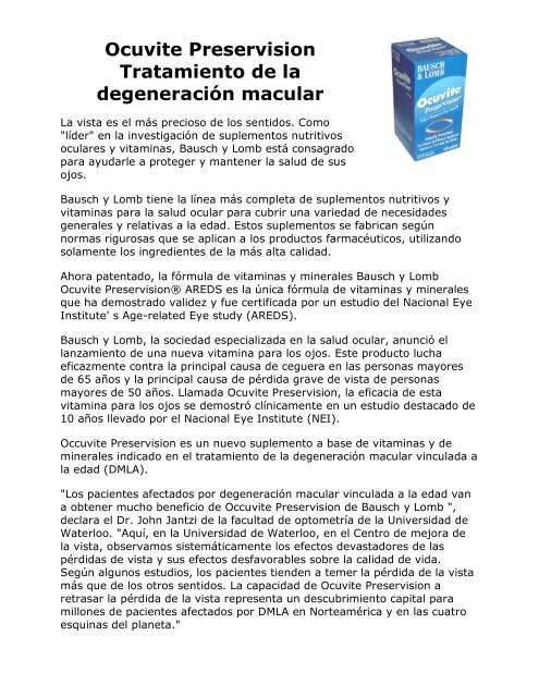 investigación de vitaminas