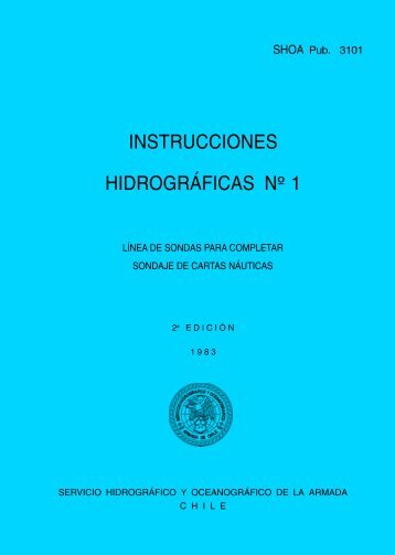 INSTRUCCIONES HIDROGRÁFICAS Nº 1 - Shoa