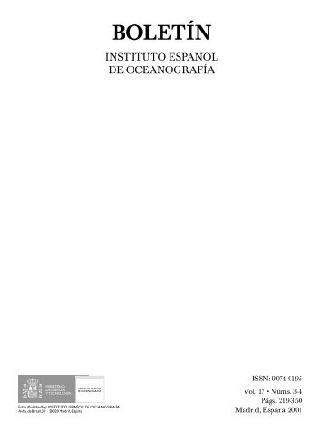 Texto completo PDF - El Instituto Español de Oceanografía