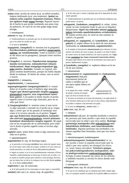 Diccionario machiguenga-castellano {ISO: mcb]