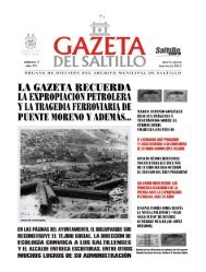 gazeta marzo 2013.pmd - Archivo Municipal de Saltillo