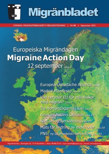 Migränbladet 88 - Svenska Migränförbundet