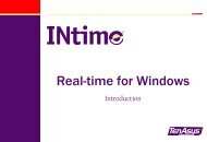 Real-time for Windows - Profimatics