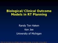 Biological/Clinical Outcome Models in RT Planning