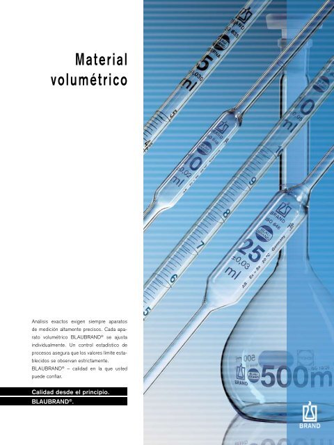 Nuestra compañía Hermanos Electropositivo Material volumétrico - Brand GMBH and CO