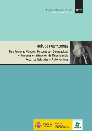 GUÍA DE PRESTACIONES Para Personas Mayores ... - Imserso