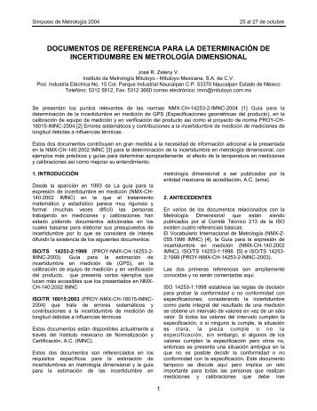 documentos de referencia para la determinación de incertidumbre ...