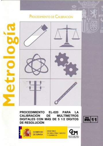 procedimiento el-020 para la calibración de multímetros digitales ...