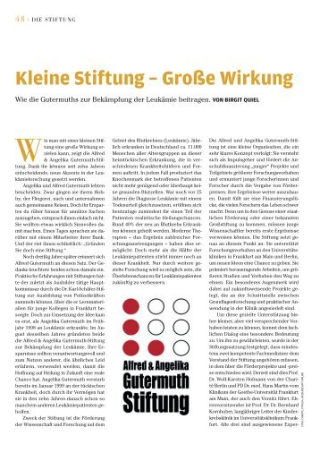 Kleine Stiftung – Große Wirkung - PROFUNDUS - Stiftungsberatung ...