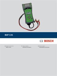 BAT 131 - Bosch Diagnostics