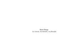 Mario Bunge La ciencia. Su método y su filosofía - Aristidesvara.net