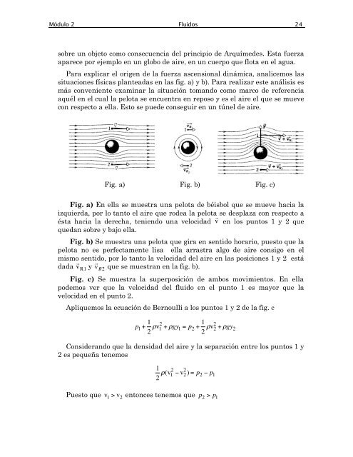 Fluidos Módulo 2 Dinámica de los Fluidos - Web del Profesor