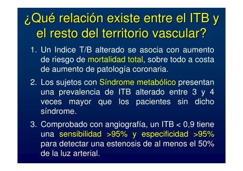 El Indice Tobillo/Brazo (ITB) - Telecardiologo.com