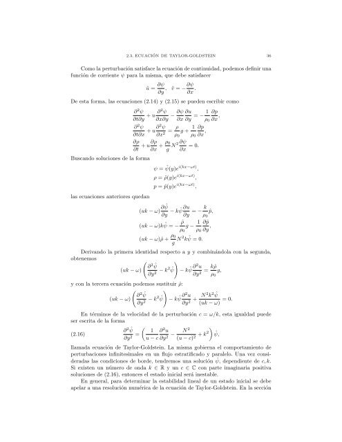 Flujo de fluidos estratificados - PreMAT