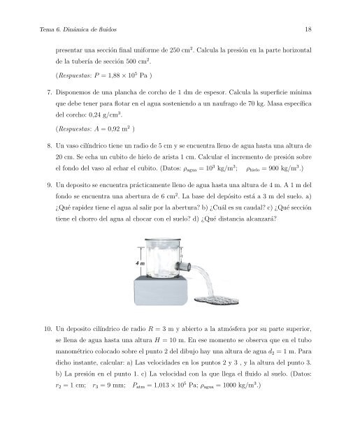 Tema 6. Propiedades elásticas de los materiales. Dinámica de fluidos