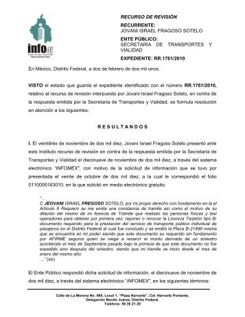 expediente - Instituto de Acceso a la Información Pública y ...