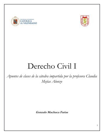 Derecho Civil I - Central de Apuntes CED PUCV