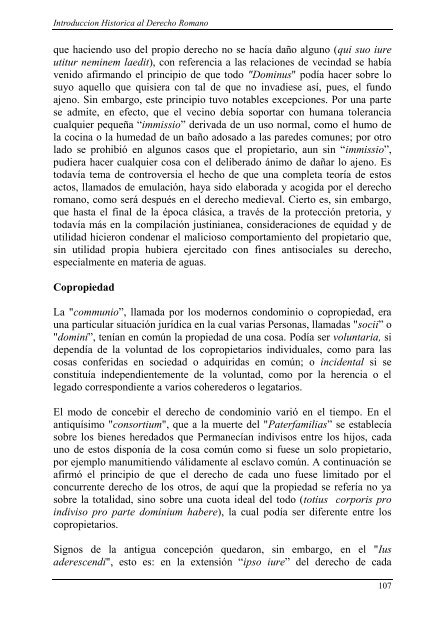 Introducción Histórica al Derecho romano - Facultad de Derecho y ...
