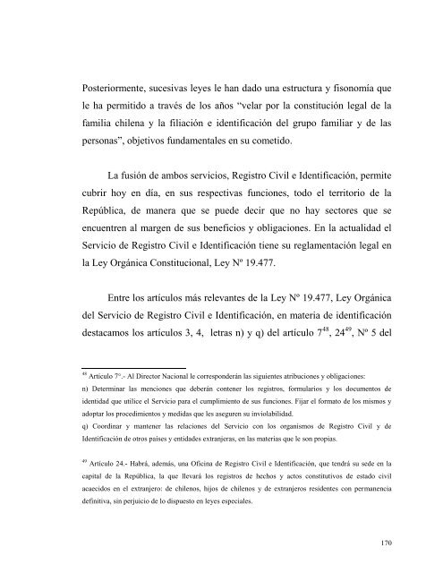 UNIVERSIDAD DE CHILE Facultad de Derecho Departamento de ...