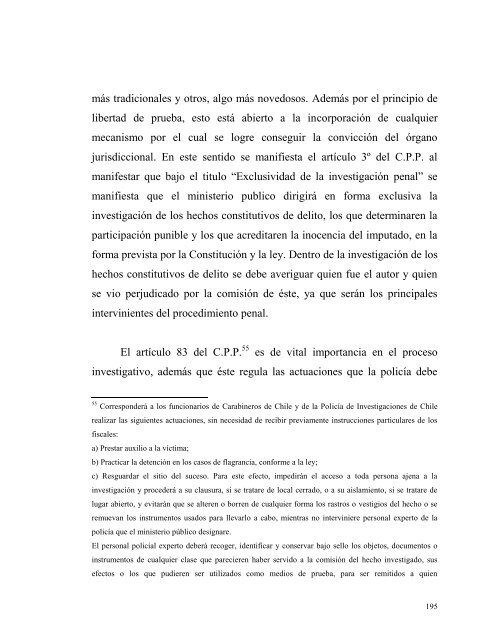 UNIVERSIDAD DE CHILE Facultad de Derecho Departamento de ...