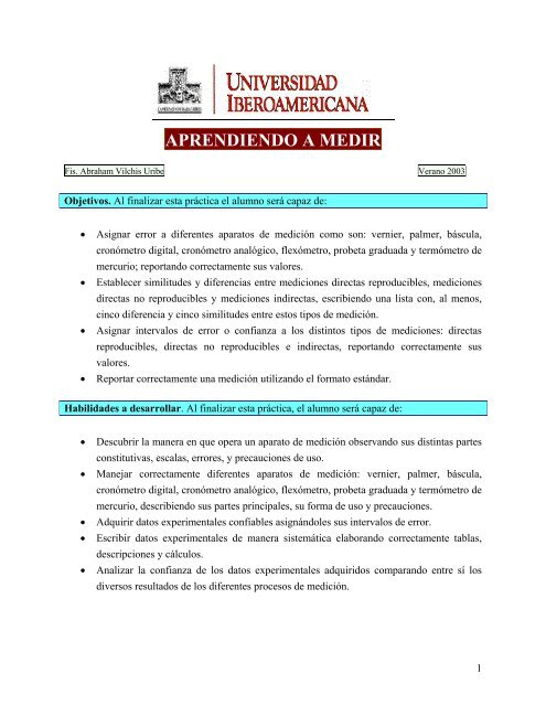 MEDICIONES E INCERTIDUMBRES - Departamento de Física y ...