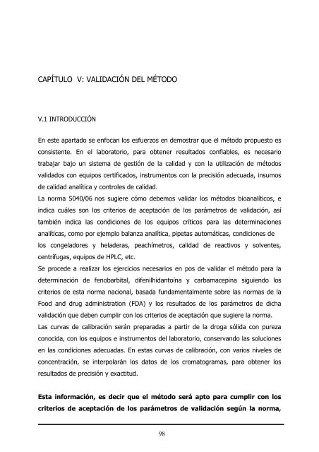 desarrollo y validación de metodología para minimizar la ...