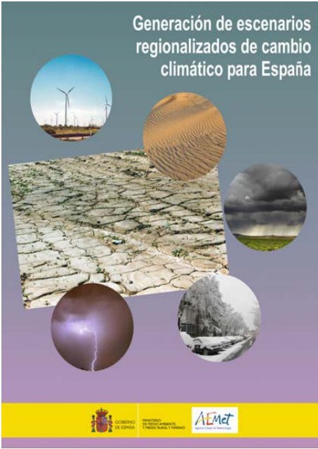 Informe de Escenarios Climáticos Regionalizados - Agencia Estatal ...