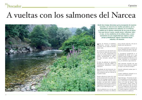 El Pescador nº22 - Real Asociación Asturiana de Pesca Fluvial > Inicio