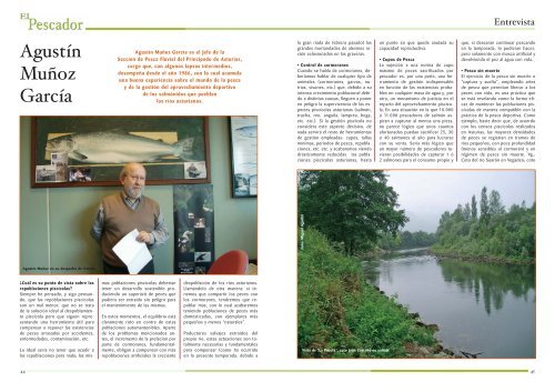 El Pescador nº22 - Real Asociación Asturiana de Pesca Fluvial > Inicio