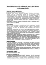Benefícios a Deficientes