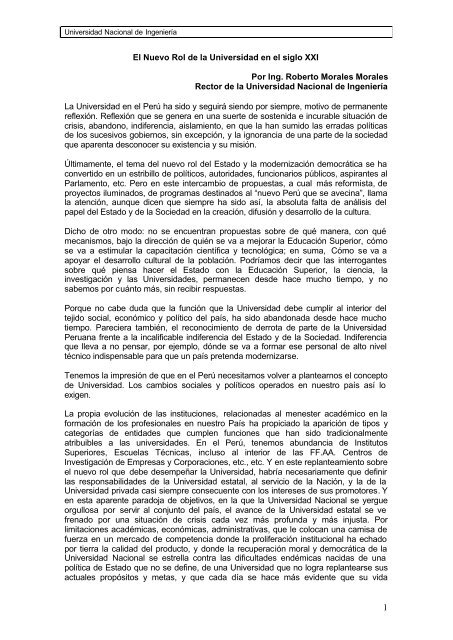 Nuevo rol de la universidad en el siglo xxi (pdf)