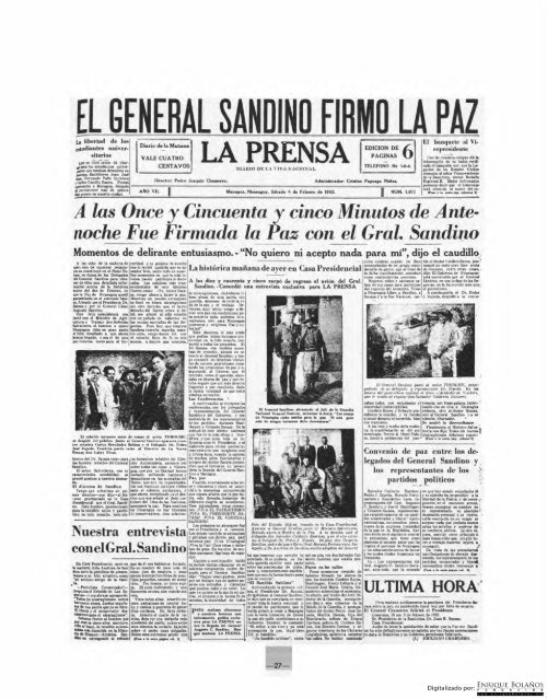 Libro - 50 Aniversario - La Prensa - Parte 1 de 6 (1926-1935)