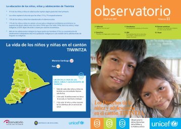 Tiwintza - observatorio de los derechos de la niñez y la adolescencia