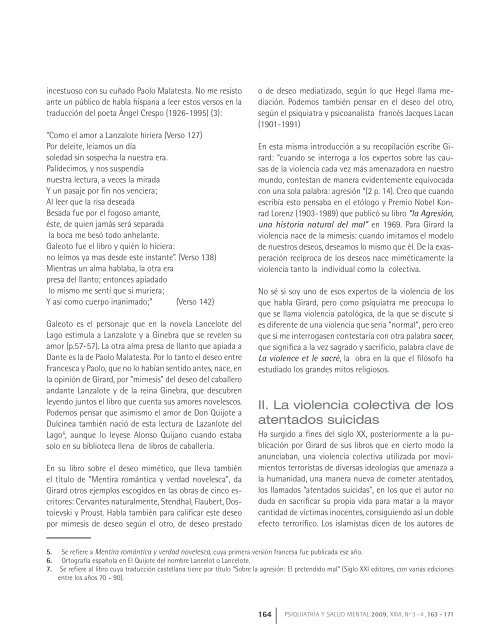 descargar nº 3-4 / 2009 - Sociedad Chilena de Salud Mental