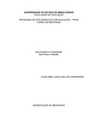 Educação e Cidadania em Paulo Freire - FAE - Uemg