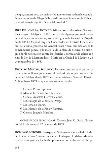 hidalgo - secom sa de cv