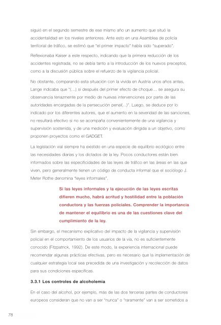 La justicia en el tráfico. Análisis del ciclo legislativo ... - Audi Attitudes