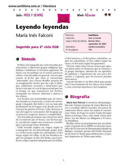 Guía Leyendo leyendas - Alfaguara Infantil Guía Leyendo leyendas - Alfaguara Infantil