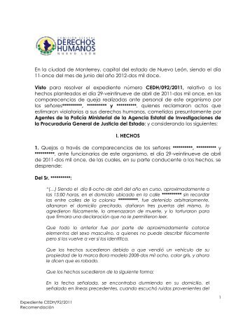 Descargar - Comisión Estatal de Derechos Humanos. Nuevo León