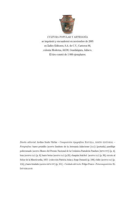 Cultura popular y artesanía - Gobierno de Jalisco - Gobierno del ...
