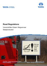 Tata IJmuiden Road Regulations 2011